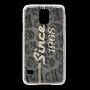 Coque Samsung Galaxy S5 Since crane gris 1968