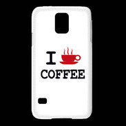 Coque Samsung Galaxy S5 I love Coffee