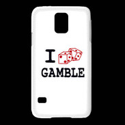 Coque Samsung Galaxy S5 I love Gamble