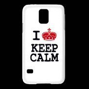 Coque Samsung Galaxy S5 I love Keep Calm
