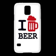 Coque Samsung Galaxy S5 I love Beer