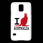 Coque Samsung Galaxy S5 I love Australia 2