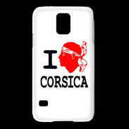 Coque Samsung Galaxy S5 I love Corsica 2