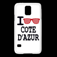 Coque Samsung Galaxy S5 I love Cote d'Azur 2