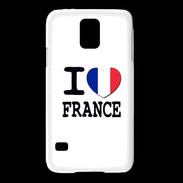 Coque Samsung Galaxy S5 I love France 2