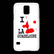 Coque Samsung Galaxy S5 i love Guadeloupe 2