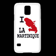 Coque Samsung Galaxy S5 I love La Martinique 2