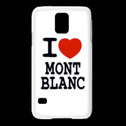 Coque Samsung Galaxy S5 I love Mont Blanc