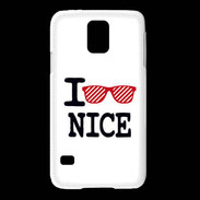 Coque Samsung Galaxy S5 I love Nice 2