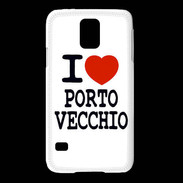 Coque Samsung Galaxy S5 I love Porto Vecchio