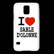 Coque Samsung Galaxy S5 I love Sable d'Olonne