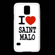 Coque Samsung Galaxy S5 I love Saint Malo