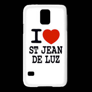 Coque Samsung Galaxy S5 I love Saint Jean de Luz