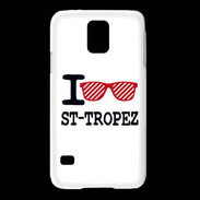 Coque Samsung Galaxy S5 I love Saint Tropez 2