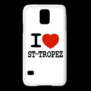 Coque Samsung Galaxy S5 I love Saint Tropez