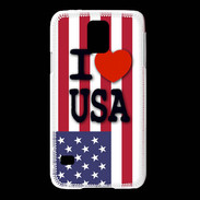 Coque Samsung Galaxy S5 I love USA 3