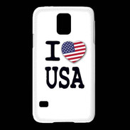 Coque Samsung Galaxy S5 I love USA 2