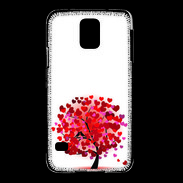 Coque Samsung Galaxy S5 Arbre coeurs