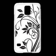 Coque Samsung Galaxy S5 motif fleurs 2