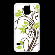 Coque Samsung Galaxy S5 motif floral 1
