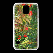 Coque Samsung Galaxy S5 DP Coquelicot dans un champs de blé