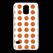 Coque Samsung Galaxy S5 pois orange