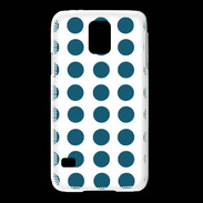 Coque Samsung Galaxy S5 pois turquoise