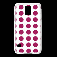 Coque Samsung Galaxy S5 pois magenta