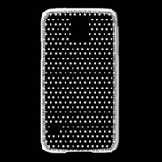 Coque Samsung Galaxy S5 pois noir & blanc