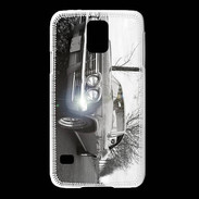 Coque Samsung Galaxy S5 Voiture en noir et blanc PR 20