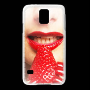 Coque Samsung Galaxy S5 Plaisir et fraise PR