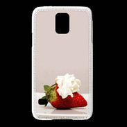 Coque Samsung Galaxy S5 Fraise chantilly PR
