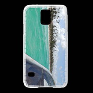 Coque Samsung Galaxy S5 Bord de plage en bateau
