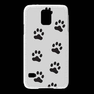 Coque Samsung Galaxy S5 pattes de chats/chiens 2