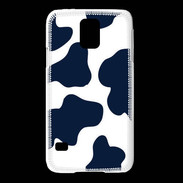 Coque Samsung Galaxy S5 vache bleue 