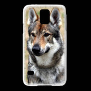 Coque Samsung Galaxy S5 Portrait de chien PB