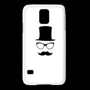 Coque Samsung Galaxy S5 chapeau moustache