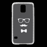 Coque Samsung Galaxy S5 moustache & noeud 2