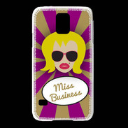 Coque Samsung Galaxy S5 Miss business Blonde