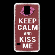 Coque Samsung Galaxy S5 Keep calm Girl Brique