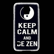 Coque Samsung Galaxy S5 Keep Calm Be Zen Noir