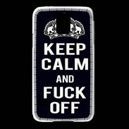 Coque Samsung Galaxy S5 Keep Callm Fuck Off Noir