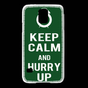 Coque Samsung Galaxy S5 Keep Calm Hurry up Vert