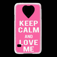 Coque Samsung Galaxy S5 Keep Calm Love me Rose