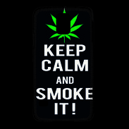 Coque Samsung Galaxy S5 Keep Calm Smoke Noir