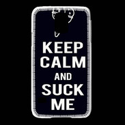 Coque Samsung Galaxy S5 Keep Calm Suck me Noir