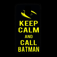 Coque Samsung Galaxy S5 Keep Calm Call Batman Noir