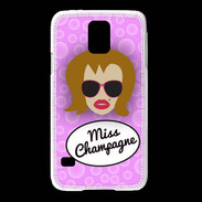 Coque Samsung Galaxy S5 Miss Champagne Rousse