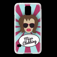 Coque Samsung Galaxy S5 Miss Clubbing Chatain