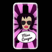 Coque Samsung Galaxy S5 Miss Cougar Brune